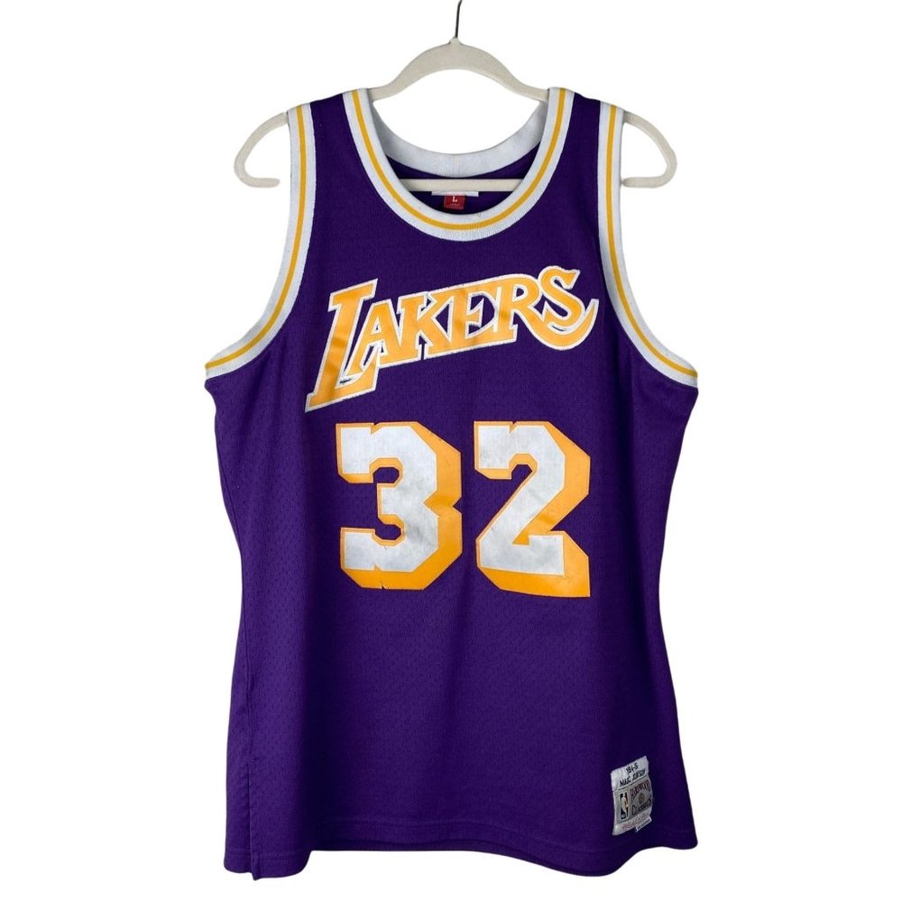 Lakers Jersey Magic Johnson #32 - Mitchell & Ness Hardwood Classics Size Large